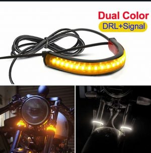 12V LED Fork Turn Signal Light Clear