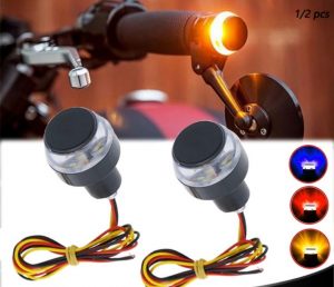 2PC Handlebar End Turn Signal Light